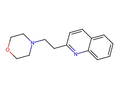 Quinoline, 2-(2-(4-morpholinyl)ethyl)- structure