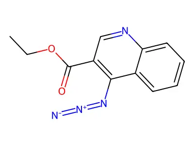 Ethyl 4-azidoquinoline-3-carboxylate structure