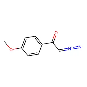 p-Methoxy-2-diazoacetophenone structure