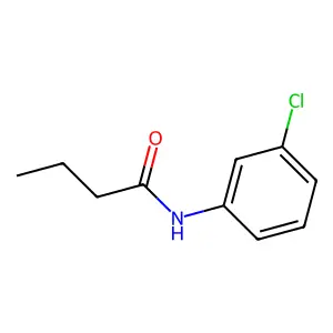 N-(3-chlorophenyl)butanamide structure