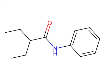 2-ethyl-N-phenylbutanamide structure