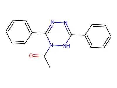 1-(3,6-Diphenyl-1,2,4,5-tetrazin-1(2H)-yl)ethan-1-one structure