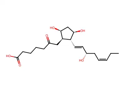 delta(17)-6-Ketoprostaglandin F1alpha structure