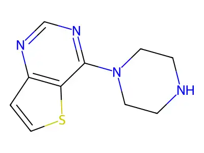 4-(Piperazin-1-yl)thieno[3,2-d]pyrimidine structure