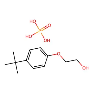 对叔丁基苯酚乙氧基化磷酸酯 structure