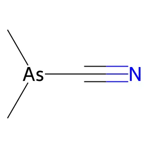 二甲基氰化砷 structure