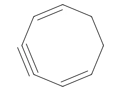 Cycloocta-1,5-dien-3-yne structure