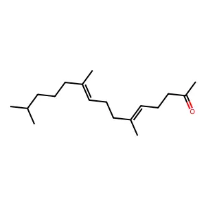 5,9-Pentadecadien-2-one, 6,10,14-trimethyl- structure