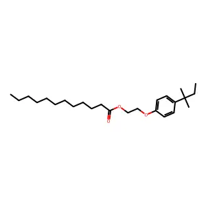 2-(4-(Tert-pentyl)phenoxy)ethyl laurate structure