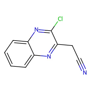 2-(3-Chloroquinoxalin-2-yl)acetonitrile structure