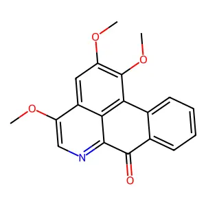 1,2,4-Trimethoxy-7H-dibenzo(de,g)quinolin-7-one structure