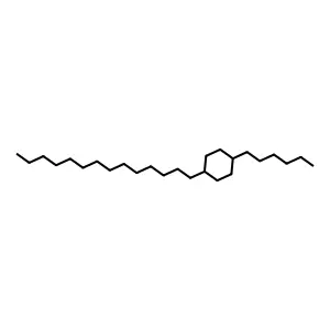 Cyclohexane, 1-hexyl-4-tetradecyl structure