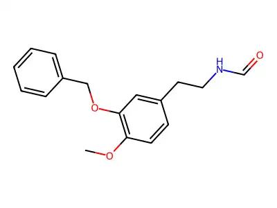 N-(2-(3-Benzyloxy-4-methoxy-phenyl)-ethyl)-formamide structure