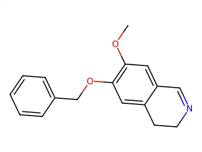 6-Benzyloxy-7-methoxy-3,4-dihydro-isoquinoline structure