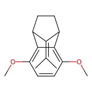 Benzonorbornene, 9-isopropylidene-1,4-dimethoxy- structure