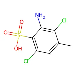 Benzenesulfonic acid, 2-amino-3,6-dichloro-4-methyl- structure