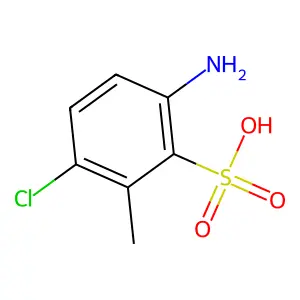 6-氨基-3-氯-2-甲基苯磺酸 structure