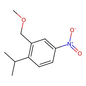 Benzene, 2-(methoxymethyl)-1-(1-methylethyl)-4-nitro- structure