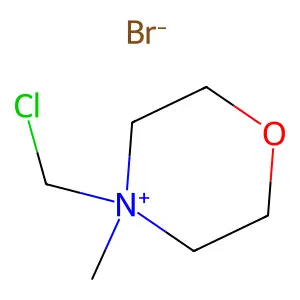Morpholinium, 4-(chloromethyl)-4-methyl-, bromide (1:1) structure