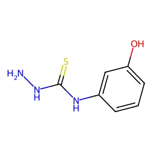 N-(3-hydroxyphenyl)hydrazinecarbothioamide structure