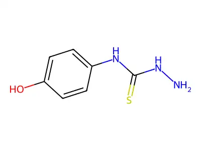 4-[(Hydrazinothioxomethyl)amino]phenol structure