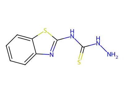 1-Amino-3-(1,3-benzothiazol-2-yl)thiourea structure