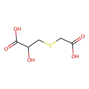 3-羧甲基巯基乳酸 structure