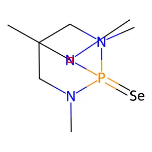 2,6,7-Triaza-1-phosphabicyclo(2.2.2)octane, 2,4,6,7-tetramethyl-, 1-selenide structure