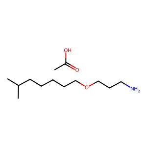 3-(异辛氧基)-1-丙胺乙酸盐(1:1) structure