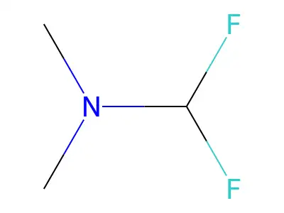 Difluoromethyldimethylamine structure