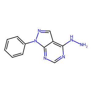 (1-Phenyl-1H-pyrazolo[3,4-d]pyrimidin-4-yl)-hydrazine structure