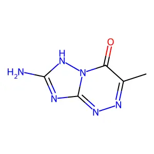 7-Imino-3-methyl-6,7-dihydro(1,2,4)triazolo(5,1-c)(1,2,4)triazin-4(1H)-one structure