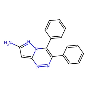 3,4-Diphenylpyrazolo[5,1-c][1,2,4]triazin-7-amine structure