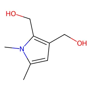 1H-Pyrrole-2,3-dimethanol, 1,5-dimethyl- structure