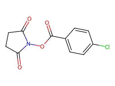 2,5-Pyrrolidinedione, 1-[(4-chlorobenzoyl)oxy]- structure
