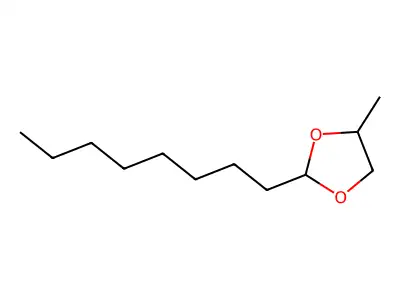 Nonanal propyleneglycol acetal structure