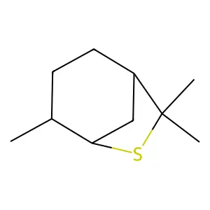 2,8-Epithio-cis-p-menthane, (+-)- structure