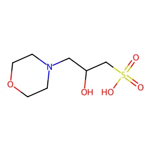 2-羟基-4-吗啉丙磺酸 structure