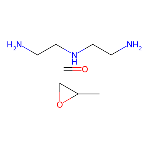 N'-(2-aminoethyl)ethane-1,2-diamine;formaldehyde;2-methyloxirane structure