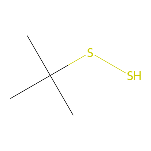 t-Butylthiomercaptan structure