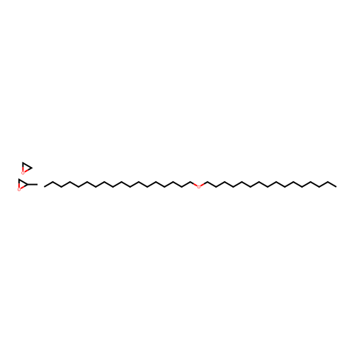 1-Hexadecoxyoctadecane;2-methyloxirane;oxirane structure