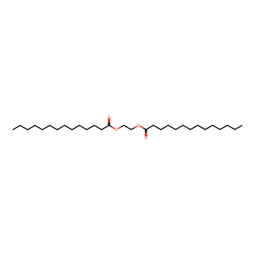 Ethylene dimyristate structure