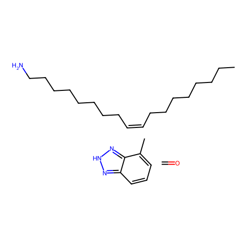 formaldehyde;4-methyl-2H-benzotriazole;(Z)-octadec-9-en-1-amine structure