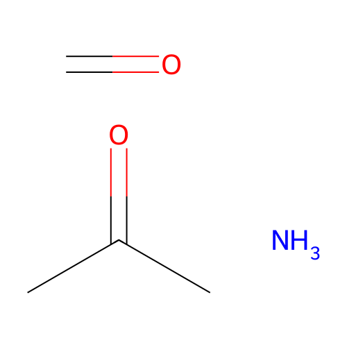 Azane;formaldehyde;propan-2-one structure