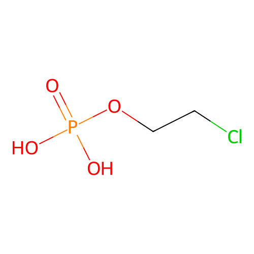 2-Chloroethyl dihydrogen phosphate structure