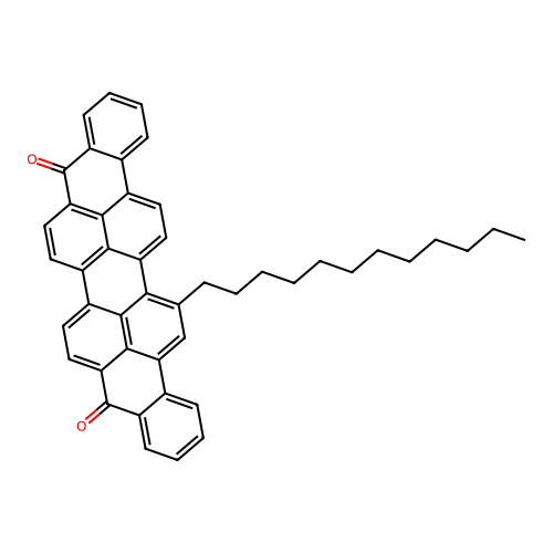 16-Dodecylanthra[9,1,2-cde]benzo[rst]pentaphene-5,10-dione structure