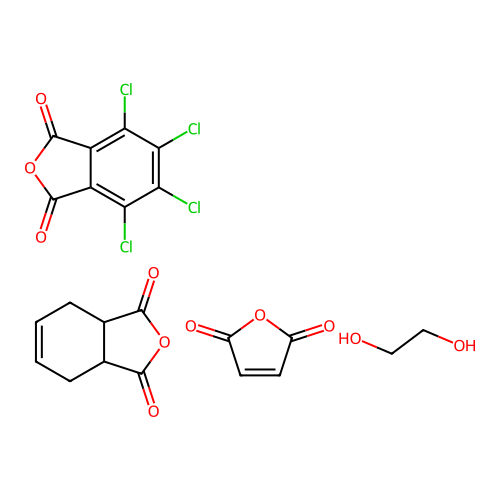 (C8-H8-O3.C8-Cl4-O3.C4-H2-O3.C2-H6-O2)x- structure