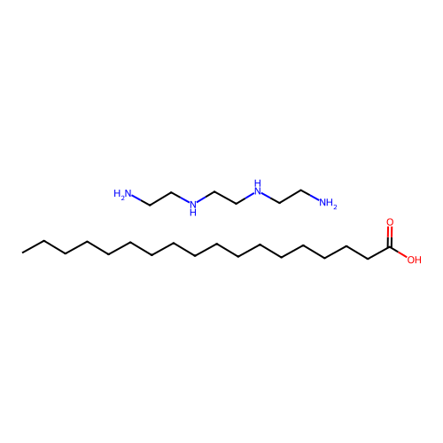 Octadecanoic acid, reaction products with triethylenetetramine structure