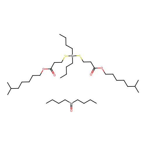 C30H60O4S2Sn.C8H18OSn structure