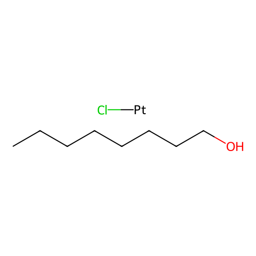 Chloroplatinum;octan-1-ol structure